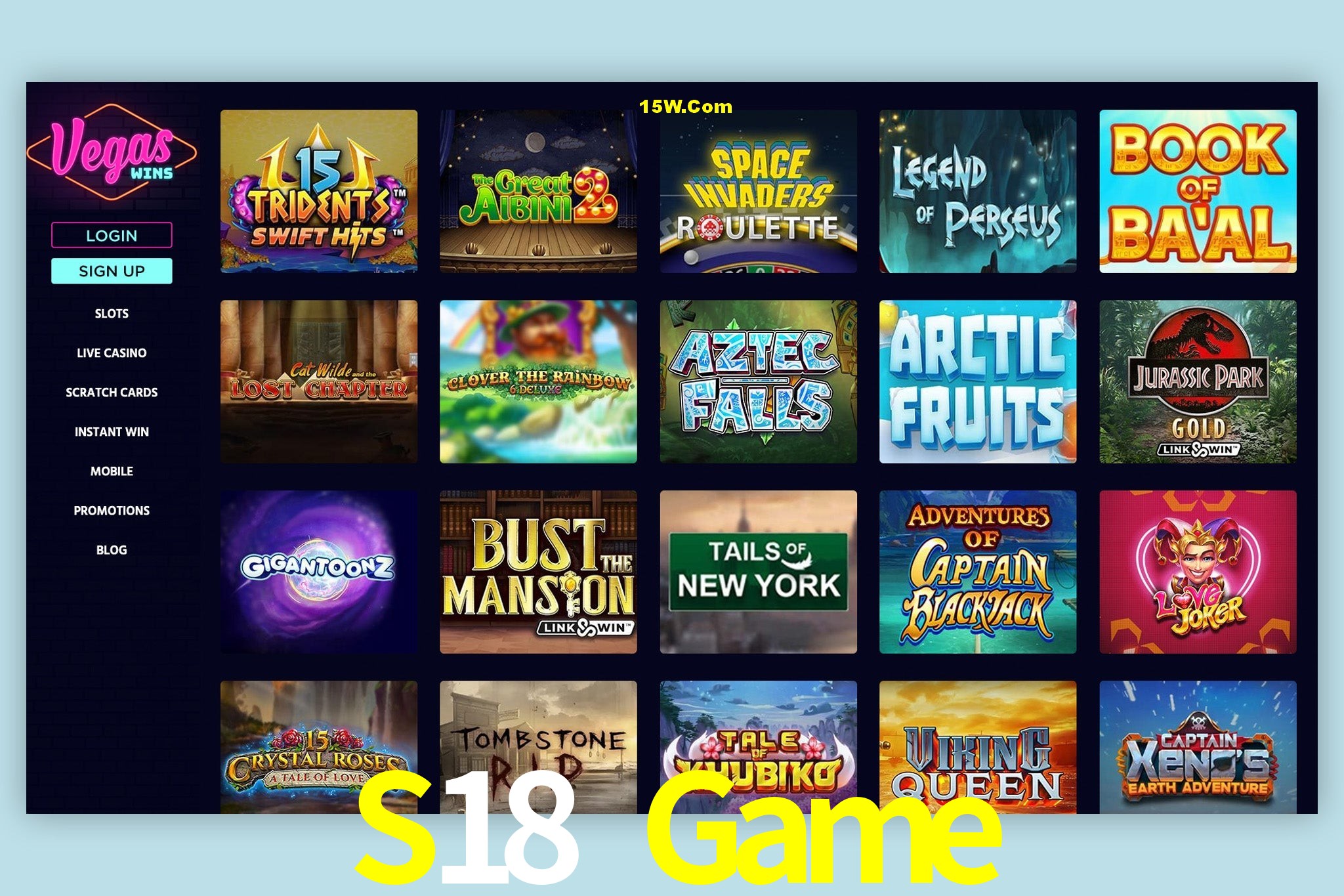 Bonus Features S18 Game