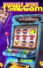 Variedade de jogos na S18 Game